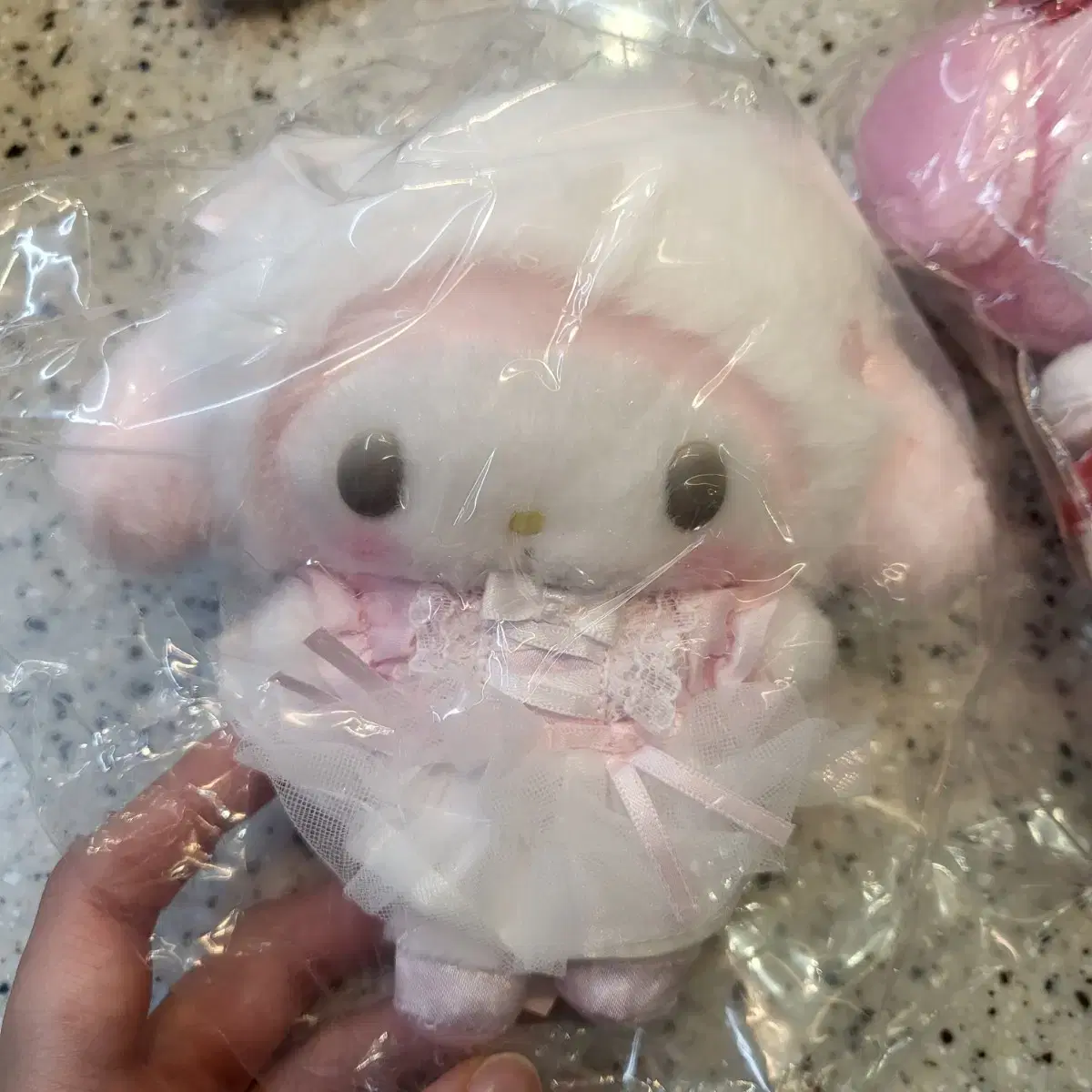 マイメロディ シロ猫 マスコット ♡マイメロ ショートケーキ 白猫